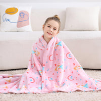 1 x RAW Customer Returns softan princess blanket for girls, children s blanket for boys and girls, soft cuddly flannel, blanket for sofa couch bed, Christmas birthday gift for children, 130x150CM - RRP €20.05