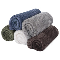 1 x RAW Customer Returns PET SPPTIES Pack of 5 Small Flannel Pet Blankets Dog Cat Soft Fleece Gray Coffee Cat Bed Blanket PS087 76 x 52 cm, Mixed  - RRP €20.14