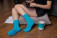 1 x Brand New Rainbow Socks - Men Women Non-Slip ABS Colored Cotton Socks - 12 Pairs - Size 39-41 - RRP €35.28