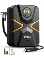 1 x RAW Customer Returns AstroAI Air Compressor Car 150 PSI Car Tire Compressor 12V with Real-Time Digital Screen Automatic Pump and Shut-Off for Car, Bicycles, Motorcycle, Ball Yellow  - RRP €20.98