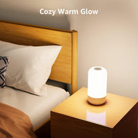 1 x RAW Customer Returns Lepro Bedside Lamp Touch Dimmable Smart, LED Table Lamp WiFi with Timing Function, Night Light 2000K-6000K Warm White RGB, up to 16 Million Colors, Compatible with Alexa, Google Home - RRP €39.66