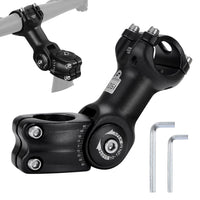 1 x RAW Customer Returns Bicycle Stems Riser Bicycle Handlebar Stem 60 Adjustable for 25.4mm Stem Mountain Bikes Road Bikes Cycling BMX MTB 110mm - RRP €19.46