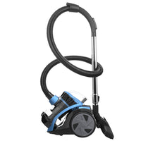 1 x RAW Customer Returns Emerio ECO cyclone vacuum cleaner 900 watts power 2.0 liter dust container 7m operating radius HEPA filter CyclonePro small and maneuverable metal telescopic tube including crevice nozzle, VCE-108278.10, black blue - RRP €59.99