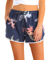 1 x RAW Customer Returns APTRO women s swim shorts swimming trunks beach water sports shorts board shorts UV protection summer sports gym shorts flowers WS252 2XL - RRP €22.03