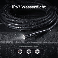 3 x RAW Customer Returns Industrial Endoscope, DEPSTECH 5 Inch IPS Dual Lens Inspection Camera, 1080P HD Endoscope Camera with LED Lights, 7.9mm IP67 Waterproof Snake Camera, 5M Semi-Rigid Cable - RRP €213.6