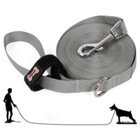 5 x Brand New AYADA Dog Leash Large Medium Small - 10m Long Dog Training Leash - Lightweight Nylon Dog Trainning Leash - Strong Long Dog Lead Grey  - RRP €90.0