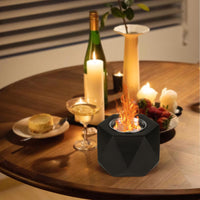 2 x Brand New Vohunt table fireplace, table fire outdoor indoor, portable bio ethanol fireplace table fire for home patio camping - black  - RRP €54.44