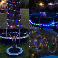 1 x RAW Customer Returns Wlevzzor Solar Fairy Lights Outdoor, 22M 200 LED Solar Fairy Lights Outdoor with 8 Modes PVC Hose Outdoor Solar Fairy Lights for Garden, Patio, Balcony, Wedding, Party Decorations Colored Light  - RRP €17.99