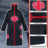 1 x Brand New BARVERE Akatsuki Costume Adults, Akatsuki Costume Set with Cloak, Rings, Necklace, Headband, Bitterless and Hand Sword, Cosplay Costumes for Carnival, Halloween, Party-L - RRP €22.98