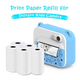 1 x RAW Customer Returns 5 Rolls Printing Paper for Kids Camera, Instant Print Thermal Paper, Refill Paper for Kids Camera Length 23.95ft Width 2.28inch  - RRP €12.53