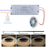 1 x RAW Customer Returns YAYZA LED transformer 12V dimmable 40W IP44 3300mA TRIAC small LED transformer, 230V to 12V DC LED driver, no LED flicker, no noise LED dimmable power supply, for LED lamps G4, MR11, GU5.3 - RRP €27.99