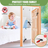 1 x RAW Customer Returns Meet Beauty Fly Screen Door 80x220cm, Fly Screen Balcony Door White, Magnetic Insect Protection for Easy Installation Without Drilling - RRP €21.47