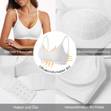 1 x RAW Customer Returns Vertvie Women s Seamless Bra Without Underwire, Comfortable Push Up Bra Soft V-Neck Bra Soft Bustier Ultra Comfortable Padded Bra Bralette Shirts Bra - RRP €21.17