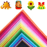 1 x Brand New 20 Colors Felt Fabric Crafts, Felt Sheets, Craft Felt Colored, Nonwoven Fabric Felt Sheets, Polyester Felt Fabric Crafts, Felt Crafts For Children, DIY Craft Sewing Manual, Kiuiom - RRP €20.4