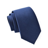 1 x RAW Customer Returns Men s silk tie dark blue - 6.5cm wide, 155cm long - tie made of 100 silk I Slim-fit men s tie I Includes gift box - RRP €27.13