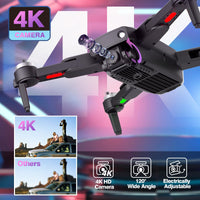 1 x RAW Customer Returns GPS Drone with Camera for Adults Drones 4K HD Camera Brushless Motor Automatic Return Home WiFi Transmission 5G Foldable FPV RC Quadcopter UAV Altitude Hold Follow Me 36 Minutes Flight Time - RRP €159.99