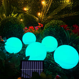 1 x RAW Customer Returns HYSapientia solar lamp fairy lights for outdoor use, set of 5, solar balls, IP44 solar ball for outdoor use, 12 cm diameter, RGB colorful light garden balls for ball lights, garden decoration - RRP €33.26