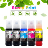 1 x RAW Customer Returns JoyPrinting 104 Ink Compatible for Epson 104 Multipack Ink Bottle for Ecotank ET-2820 ET-2710 ET-2720 ET-2815 ET-2810 ET-2826 ET-1810 ET 2711 ET-2712 ET-2715 ET-2714 ET-2721 ET-2726 ET-4800 - RRP €20.99