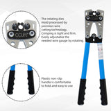 1 x RAW Customer Returns CCLIFE Electrical Terminal Crimper Pliers 6-50 mm AWG 10-0  - RRP €27.31