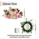 1 x Brand New BLOSMON Wedding Decoration Table Artificial Roses Flowers 6 Pieces Pink Large 45cm Flower Ball Artificial Flowers Bouquet Flowers Like Real Table Decoration Silk Fake Flower Bouquet Arrangement - RRP €137.18