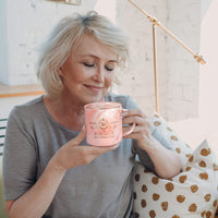 1 x RAW Customer Returns Joymaking 50th Birthday Gift for Women 12oz Pink Coffee Mug with Gift Pack, Birthday Gift for Mother Employee Friend Boss, Coffee Mug for Birthday Gift Christmas - RRP €19.15