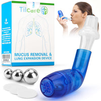 1 x RAW Customer Returns Tilcare Mucus Clearing Device and Respiratory Lung Expander - Exercise and Cleansing Therapy Aid - Great Treatment for COPD, Asthma, Bronchitis, Cystic Fibrosis or Smokers - RRP €32.48