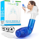 1 x RAW Customer Returns Tilcare Breathing Lung Expander and Mucus Removal Device - Exercise and Cleansing Therapy - Great Treatment for COPD, Asthma, Bronchitis, Cystic Fibrosis or Relief - RRP €34.04