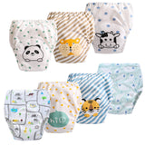 1 x RAW Customer Returns JackLoveBriefs Baby Toddler Potty Underwear Potty Training Pants 1 to 6 Years, Pack of 7 , Various Colors and Motifs, Manufacturer Size 80 - RRP €27.18