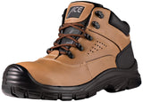 1 x Brand New ACE Forester S1-P safety boots steel toe cap brown leather for women - RRP €30.24