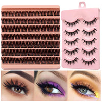 1 x Brand New Individual Eyelashes, C Curl Fake Lashes 10-14mm, DIY Cluster Individual Lashes, Cat Eye Lashes for Eyelash Extension Reusable Lashes - RRP €18.0