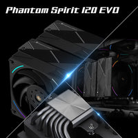 1 x RAW Customer Returns Thermalright Phantom Spirit 120 EVO CPU Air Cooler, 7 Heatpipes CPU Cooler, Dual 120mm TL-K12 PWM Fan, AGHP 4.0 Technology, S-FDB Bearing, for AMD AM4 AM5 Intel 1700 1150 1151 1200, PC Cooler - RRP €62.9