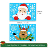 17 x Brand New 160PCS Christmas Window Stickers, Christmas Door Stickers Christmas Window Decorations Removable Christmas Window Stickers, Christmas Window Stickers for Windows Snowman Santa Claus Reindeer PVC Static Stickers - RRP €387.6