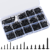 13 x Brand New Self-tapping screws, 440 pieces flat head sheet metal screws assortment kit, Phillips screws, flat head screws, cross countersunk screws set, wood machine screws - M3 M3.5 M4.2 M4.8 - RRP €137.15