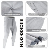 1 x RAW Customer Returns BROKIG Men s Cotton Jogging Pants, Sports Jogging and Fitness Pants, Slim Fit, Light Grey, XL - RRP €24.0