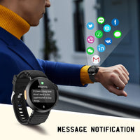 1 x RAW Customer Returns MISIRUN Smartwatch Ultra Men Women with Phone Function, 1.52 Round HD Display, 120 Sports Modes Fitness Watch with Heart Rate Monitor, Sleep Monitor, Pedometer, Waterproof Wristwatch for Android iOS - RRP €49.99