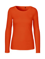 1 x RAW Customer Returns Green Cat women s long-sleeved shirt, 100 organic cotton. Fairtrade, Oeko-Tex and Ecolabel certified, textile color orange, size M - RRP €21.58