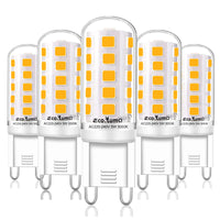 1 x RAW Customer Returns Eco.Luma G9 LED lamps warm white 3000K, 5W replacement for halogen lamp G9 40W 33W, AC 230V G9 mini light bulb, no flickering 420LM, not dimmable, pack of 5 - RRP €9.99