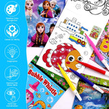 1 x RAW Customer Returns OSDUE children s coloring book set, 28 mini coloring books, coloring book with 12 colored pencils and stickers, for children s daycare, children s restaurant, birthday gift, party favor - RRP €12.05