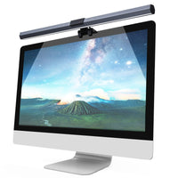 1 x RAW Customer Returns Anpro monitor lamp, computer monitor light bar with touch screen, 3 color temperatures, stepless adjustment, no glare and no flicker, protect eyes, gray - RRP €30.99