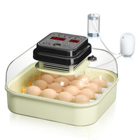 1 x RAW Customer Returns Hethya incubator fully automatic hatchery fully automatic incubator chickens for 12-16 eggs with humidity control, automatic egg turner and egg lamp - RRP €79.99