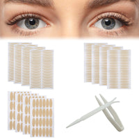 33 x Brand New 480 pieces droopy eyelid stripes, eyelid stripes, droopy eyelid tapes, droopy eyelid tape strips, eyelid adhesive tape, double-sided eyelid tapes, invisible eyelid lifting stripes, with fork rod tweezers - RRP €237.93