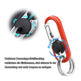 1 x Brand New GOIEHIR 2 Pack Keychain Carabiner, Car Keychain with 4 Key Rings, Stainless Steel Key Carabiner, for Men and Women - RRP €27.6