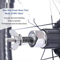 1 x RAW Customer Returns Bicycle hub disassembly tool freewheel hub freehub tool freewheel body removal and installation tool for mountain bike racing bike Silver Updated  - RRP €15.78