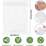 3 x Brand New 60 protective bags for fruits, white grapes, 20 x 30, with drawstring, protection against wasps - RRP €61.2