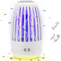 1 x RAW Customer Returns Mosquito Killer Lamp, Electric Insect Killer with Night Light 2 in 1, Powerful Pest Control Traps for Indoor and Outdoor - RRP €28.22