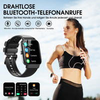 1 x RAW Customer Returns Smartwatch Women Men, Phone Function 1.85 Touchscreen Smart Watch, Heart Rate Monitor Pedometer Sleep Monitor IP68 Waterproof Sports Watch, 112 Sports Modes Fitness Watch for iOS Android, Black - RRP €21.17