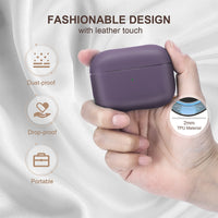 1 x RAW Customer Returns Teyomi TPU Case for AirPods Pro 2nd Generation, Protective Case for Apple Airpods Pro 2 with Hand Strap, Leather Touch Design Airpods Pro 2 Case Purple  - RRP €9.99