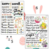 42 x Brand New Topsics Easter Candle Tattoos 200 Patterns , 6 Pack, A5 Easter Candle Tattoo Sheet, DIY Easter Candle Stickers, Candle Stickers - RRP €856.8