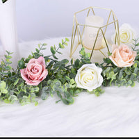 1 x RAW Customer Returns DearHouse Artificial Eucalyptus Garland, 2 Pack Artificial Vines Hanging Eucalyptus Leaves Greenery Garland for Wedding Backdrop Arch Wall Decoration UV Protected Indoor Outdoor - RRP €16.33