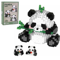 3 x Brand New Lnjya 3 in 1 Panda Building Blocks Set, Mini Panda Construction Toy, 720 Pieces Panda Construction Toy Building Block Sets, Building Blocks Toy Bricks Animal Building Blocks Figures Construction Toys for Children Ages 6 and Up - RRP €27.18